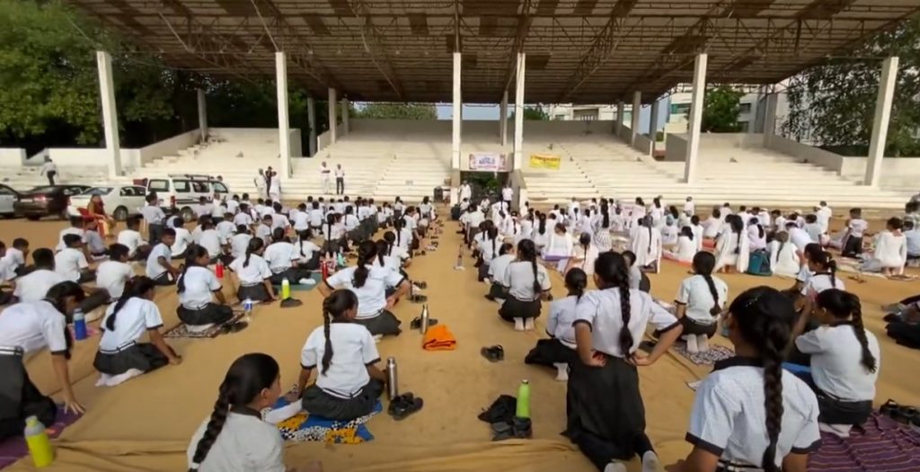 21 international Yoga Day 2024 | Akota Stadium
